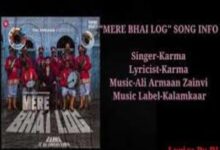 Photo of MERE BHAI LOG Song Lyrics –  KARMA
