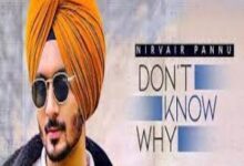 Photo of DON’T KNOW WHY  Lyrics –   NIRVAIR PANNU