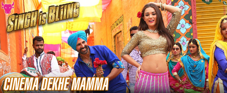 Cinema Dekhe Mamma Lyrics - Singh Is Bling , Akshay , Amy