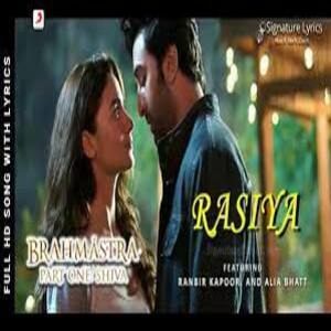 Rasiya Lyrics - Tushar Joshi, Shreya Ghoshal