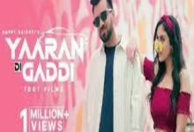 Photo of Yaaran Di Gaddi Lyrics –  Happy Raikoti