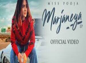 Photo of Marjaneya Lyrics – Miss Pooja